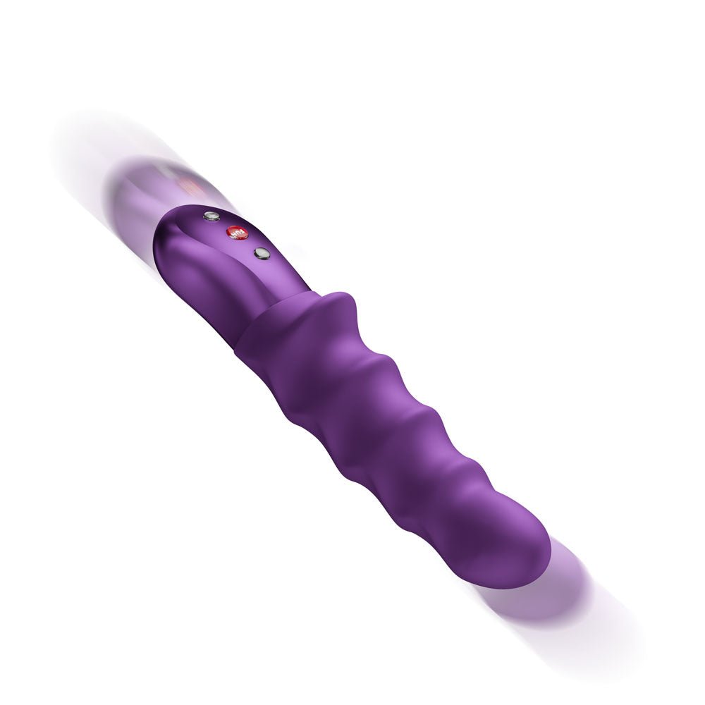 Fun Factory STRONIC SURF - Purple USB Rechargeable Thrusting Vibrator - Silk and Sin