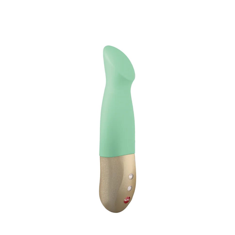 Fun Factory SUNDAZE pistachio - Pistachio Green 17.5 cm USB Rechargeable Thrusting Vibrator - Silk and Sin