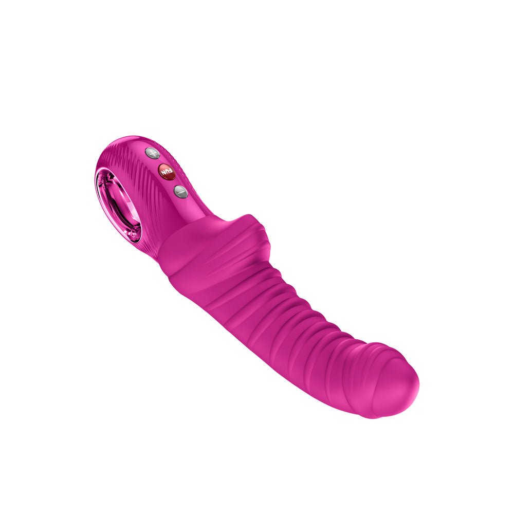 Fun Factory TIGER Magenta - Magenta 22.4 cm USB-C Rechargeable Vibrator - Silk and Sin