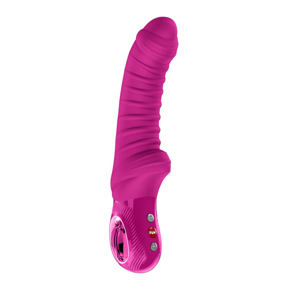 Fun Factory TIGER Magenta - Magenta 22.4 cm USB-C Rechargeable Vibrator - Silk and Sin