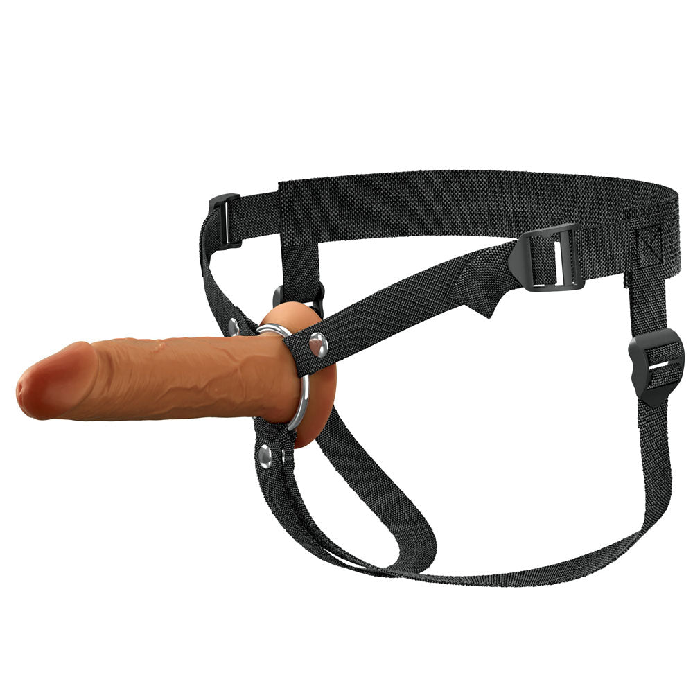 FX Elite 6'' Silicone Hollow Strap - On - Tan - Tan 15.2 cm Hollow Strap - On - silkandsin