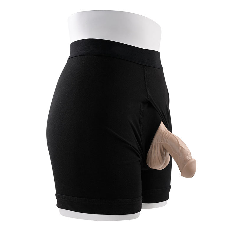 Gender X 4'' SILICONE PACKER LIGHT - Flesh 10 cm Packer - Silk and Sin