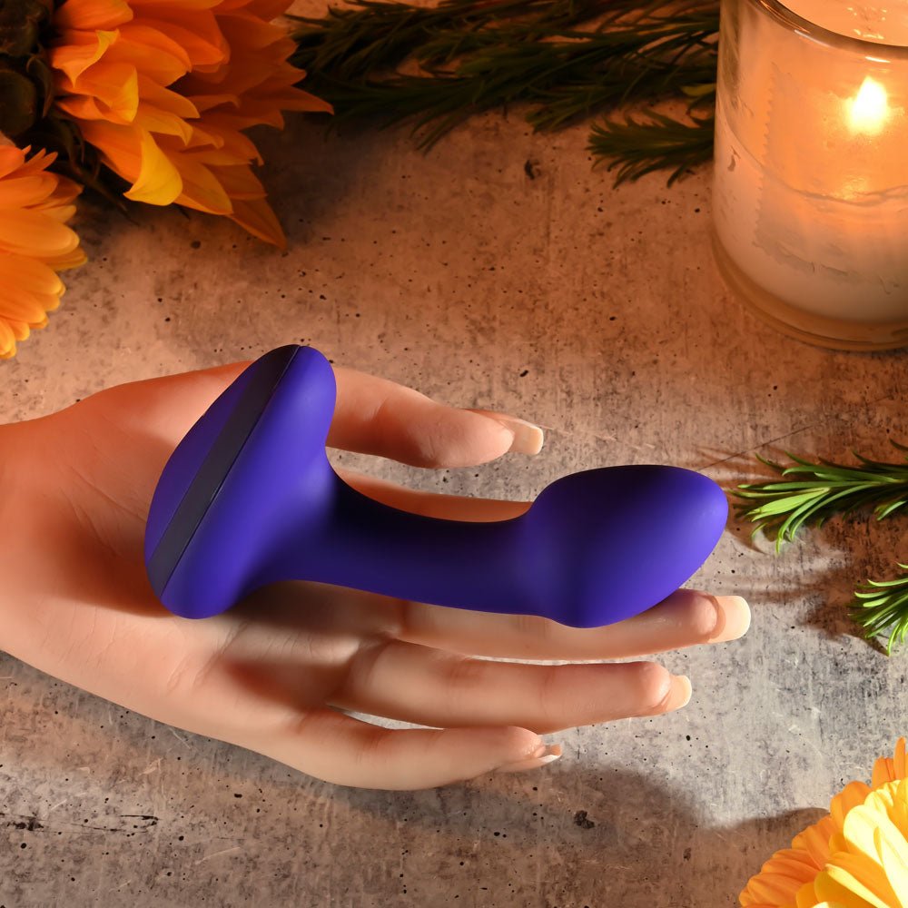 Gender X ANYBODYS PLUG - Blue 11.4 cm USB Rechargeable Vibrating Butt Plug - Silk and Sin