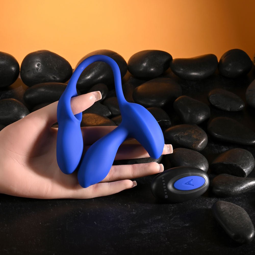 Gender X BACK FOR MORE - Dual USB Rechargeable Dual Stimulator with Wireless Remote - Silk and Sin