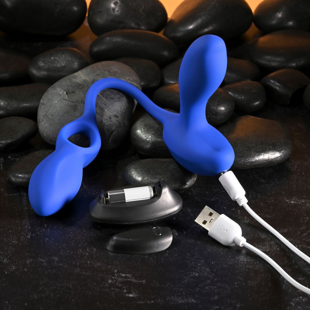 Gender X BACK FOR MORE - Dual USB Rechargeable Dual Stimulator with Wireless Remote - Silk and Sin