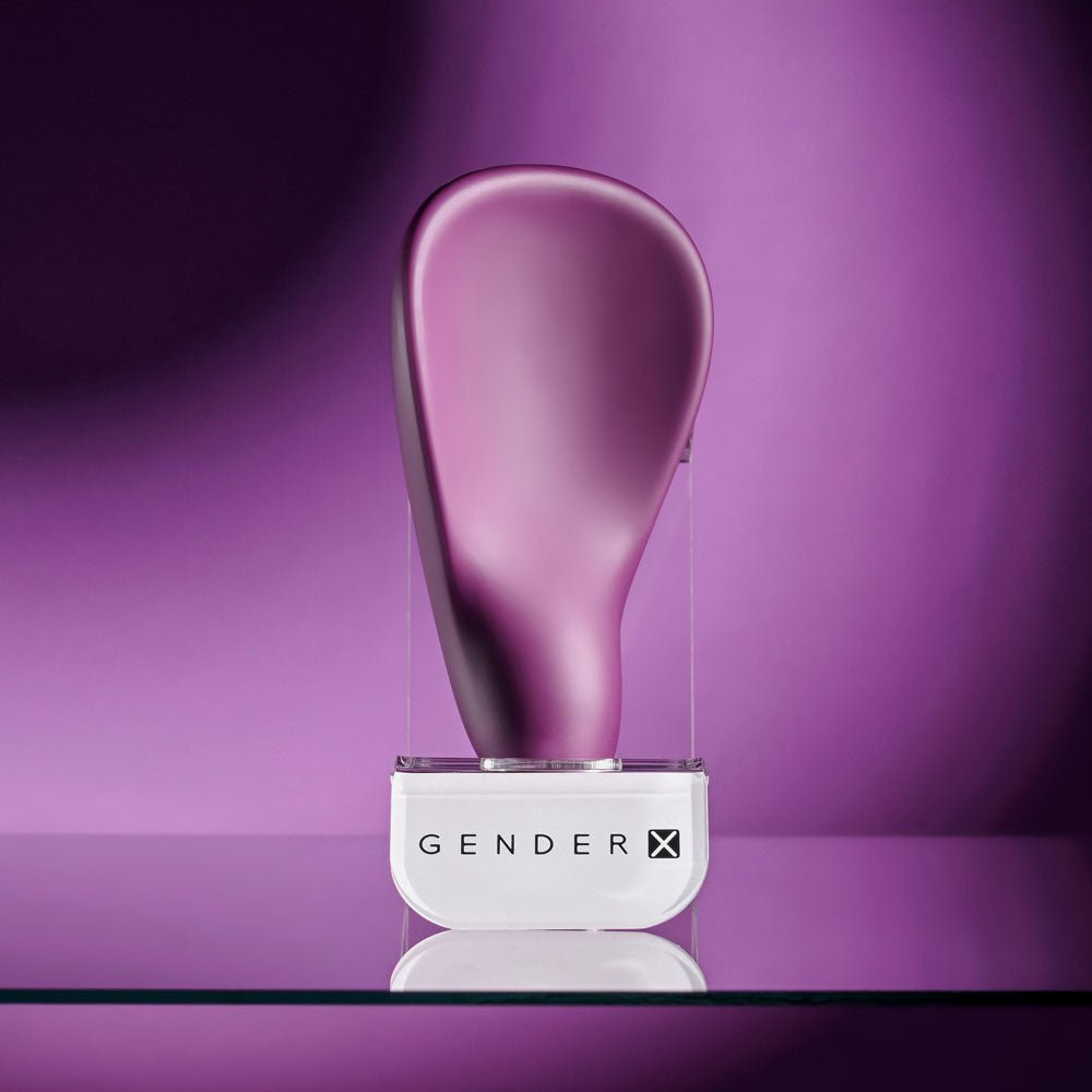 Gender X BJ BUDDY - Purple USB Rechargeable Vibrating Unisex Stimulator - silkandsin