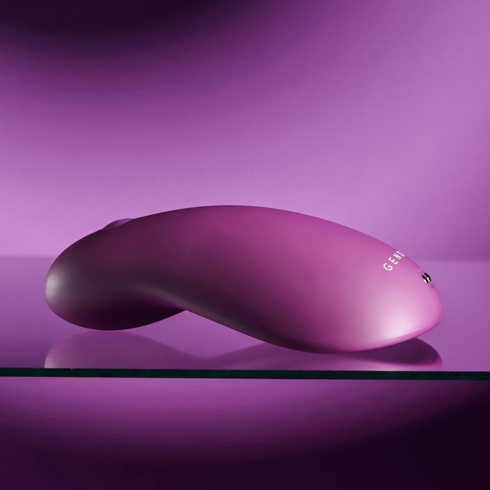 Gender X BJ BUDDY - Purple USB Rechargeable Vibrating Unisex Stimulator - silkandsin