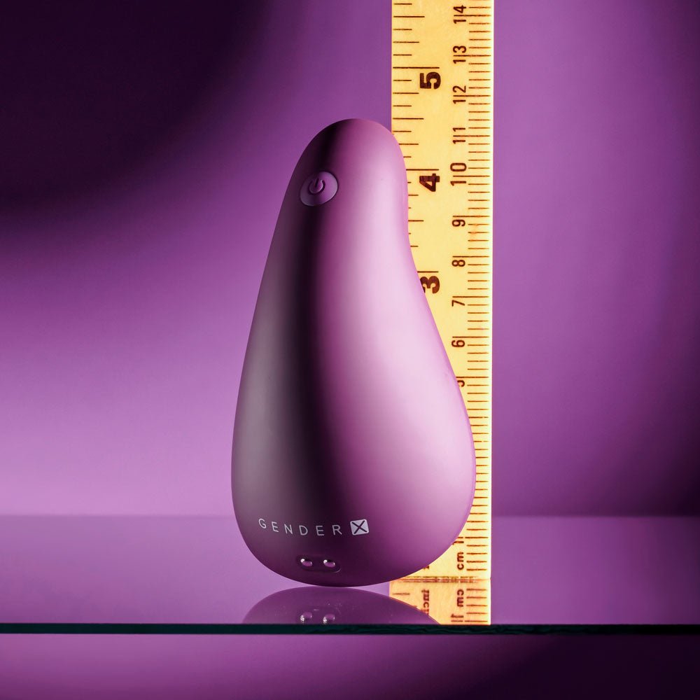 Gender X BJ BUDDY - Purple USB Rechargeable Vibrating Unisex Stimulator - silkandsin
