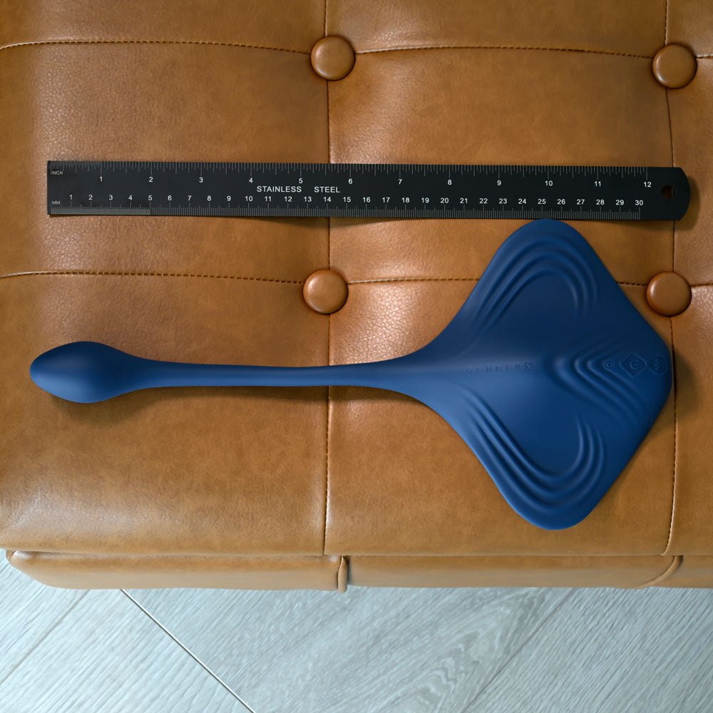 Gender X DAILY GRIND - Blue USB Rechargeable Grinding Pad with Anal Plug - Silk and Sin