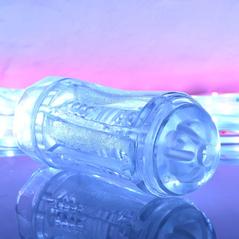 Gender X DOUBLE FANTASY - Clear Double Ended Stroker - silkandsin