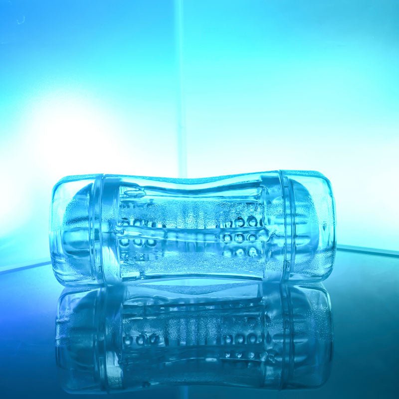 Gender X DOUBLE FANTASY - Clear Double Ended Stroker - silkandsin