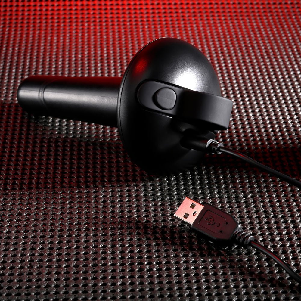 Gender X ECHO - Black 15.3 cm USB Rechargeable Butt Plug - Silk and Sin