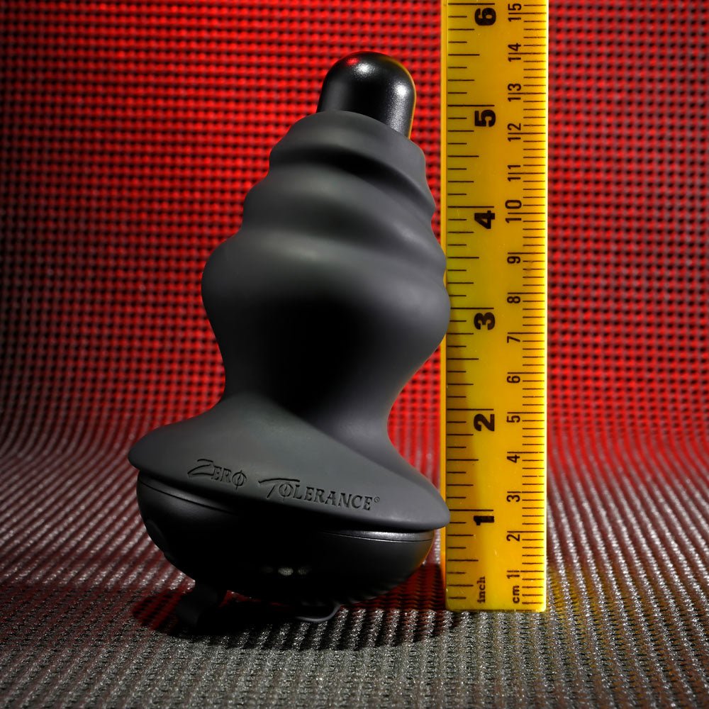 Gender X ECHO - Black 15.3 cm USB Rechargeable Butt Plug - Silk and Sin