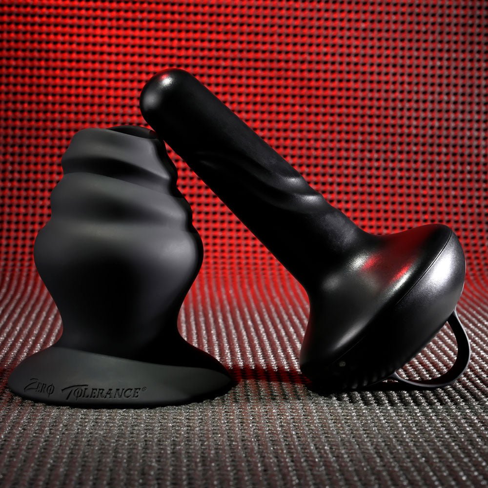 Gender X ECHO - Black 15.3 cm USB Rechargeable Butt Plug - Silk and Sin