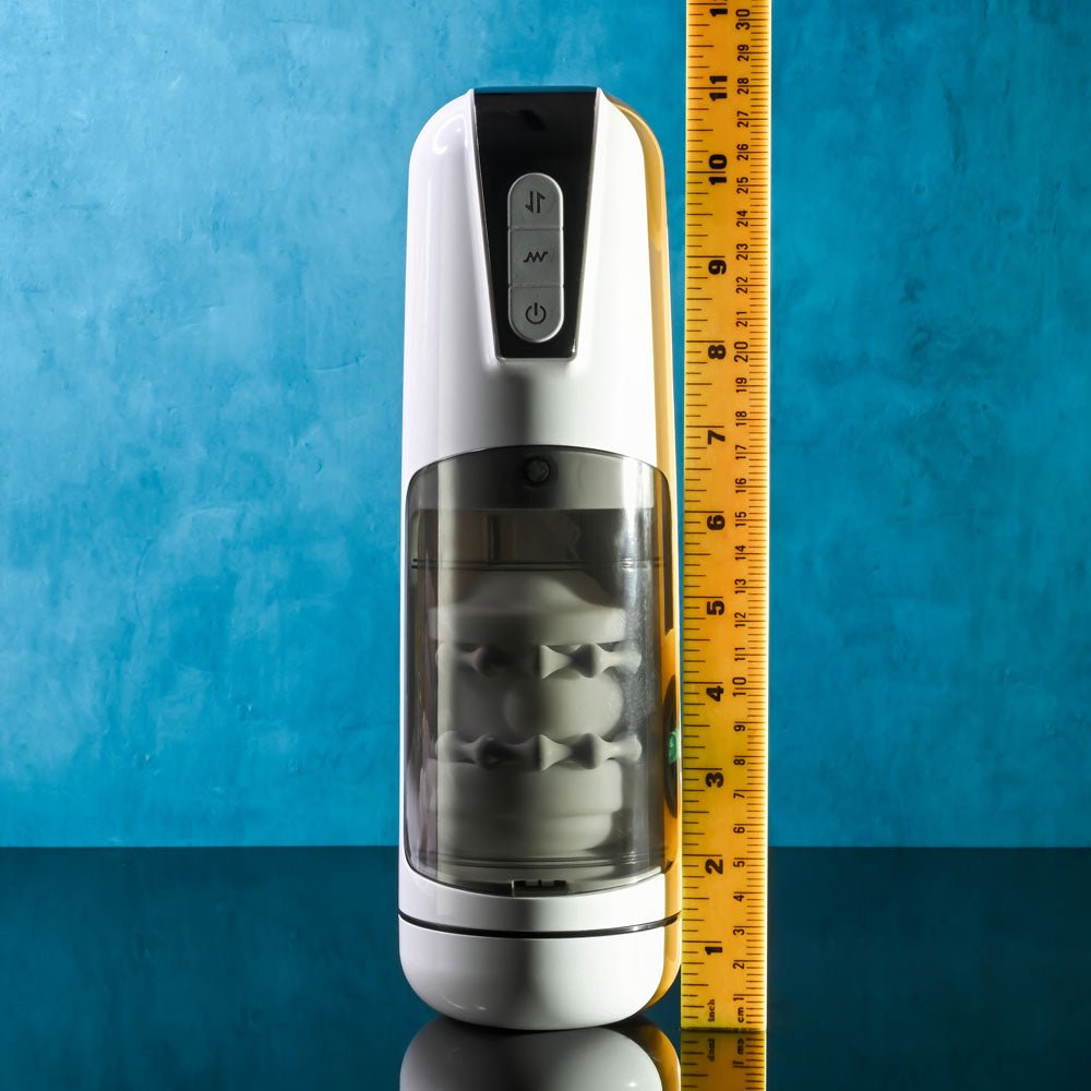 Gender X GET YOUR STROKE ON - USB Rechargeable Thrusting & Vibrating Auto Masturbator - Silk and Sin