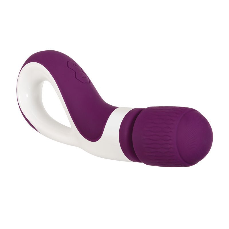 Gender X HANDLE IT - Purple/White USB Rechargeable Massager Wand - Silk and Sin