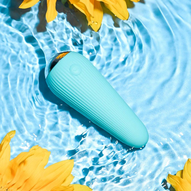 Gender X O-CONE - Blue 10.8 cm (4.25'') USB Rechargeable Bullet - Silk and Sin