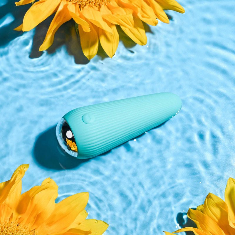 Gender X O-CONE - Blue 10.8 cm (4.25'') USB Rechargeable Bullet - Silk and Sin