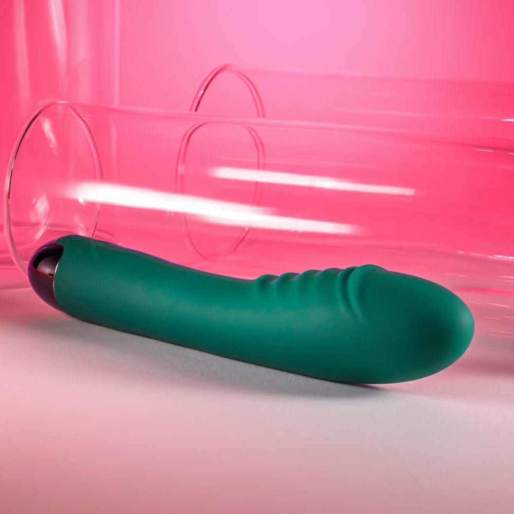 Gender X PIROUETTE - Green 20.6 cm USB Rechargeable Vibrator - Silk and Sin