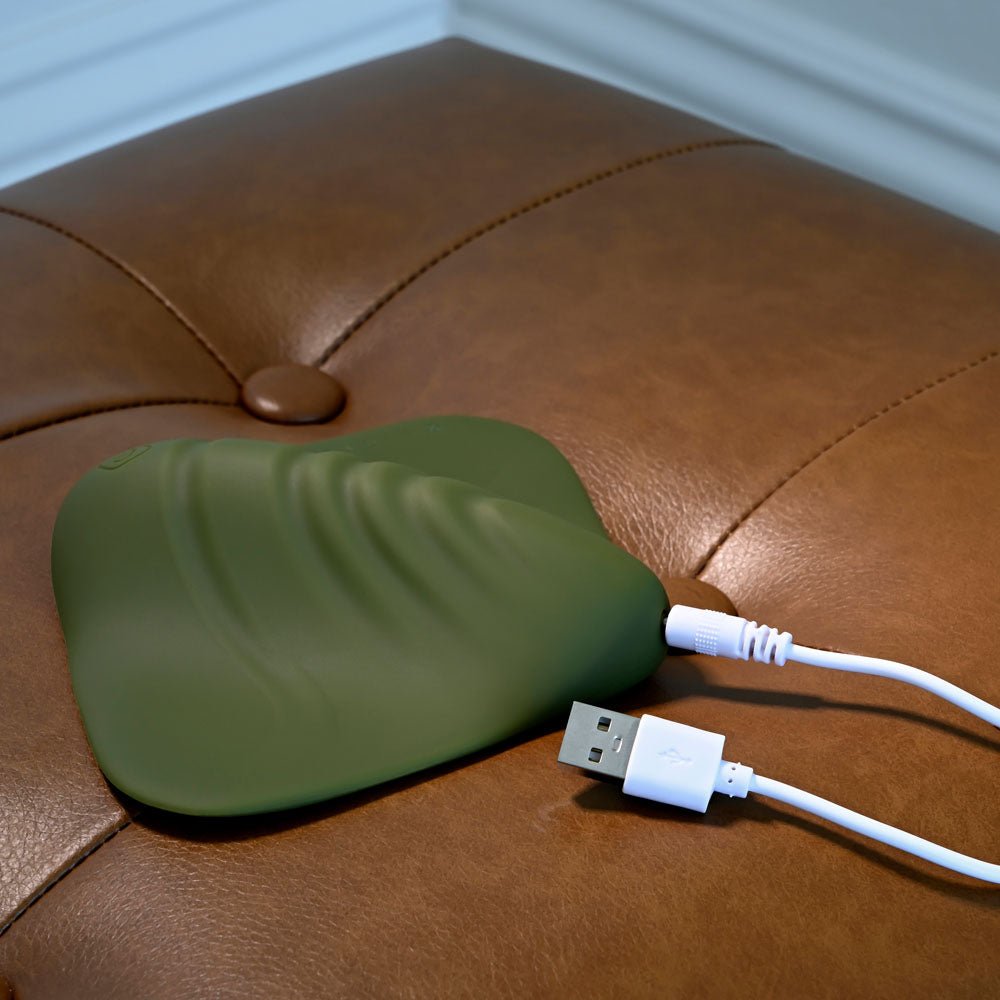 Gender X PLEASURE PAD - Green USB Rechargeable Grinding Pad - Silk and Sin