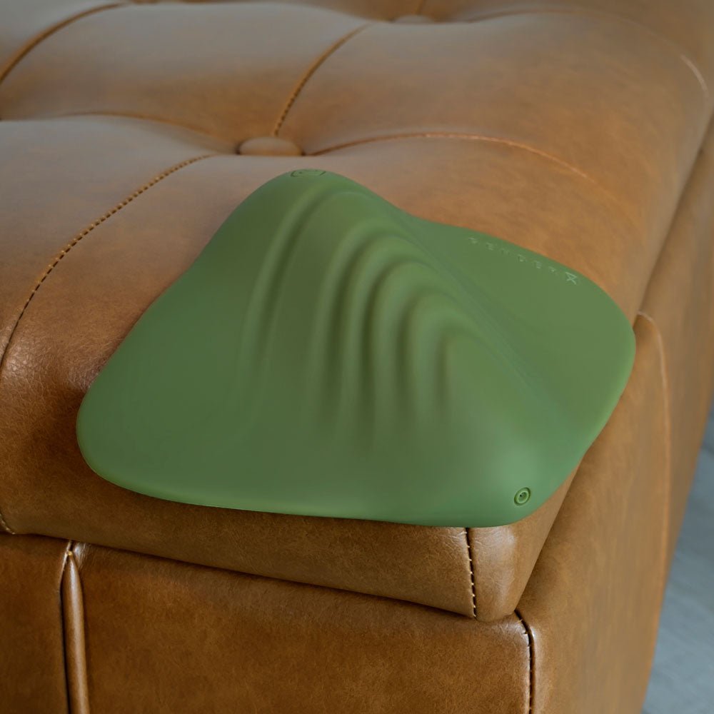 Gender X PLEASURE PAD - Green USB Rechargeable Grinding Pad - Silk and Sin