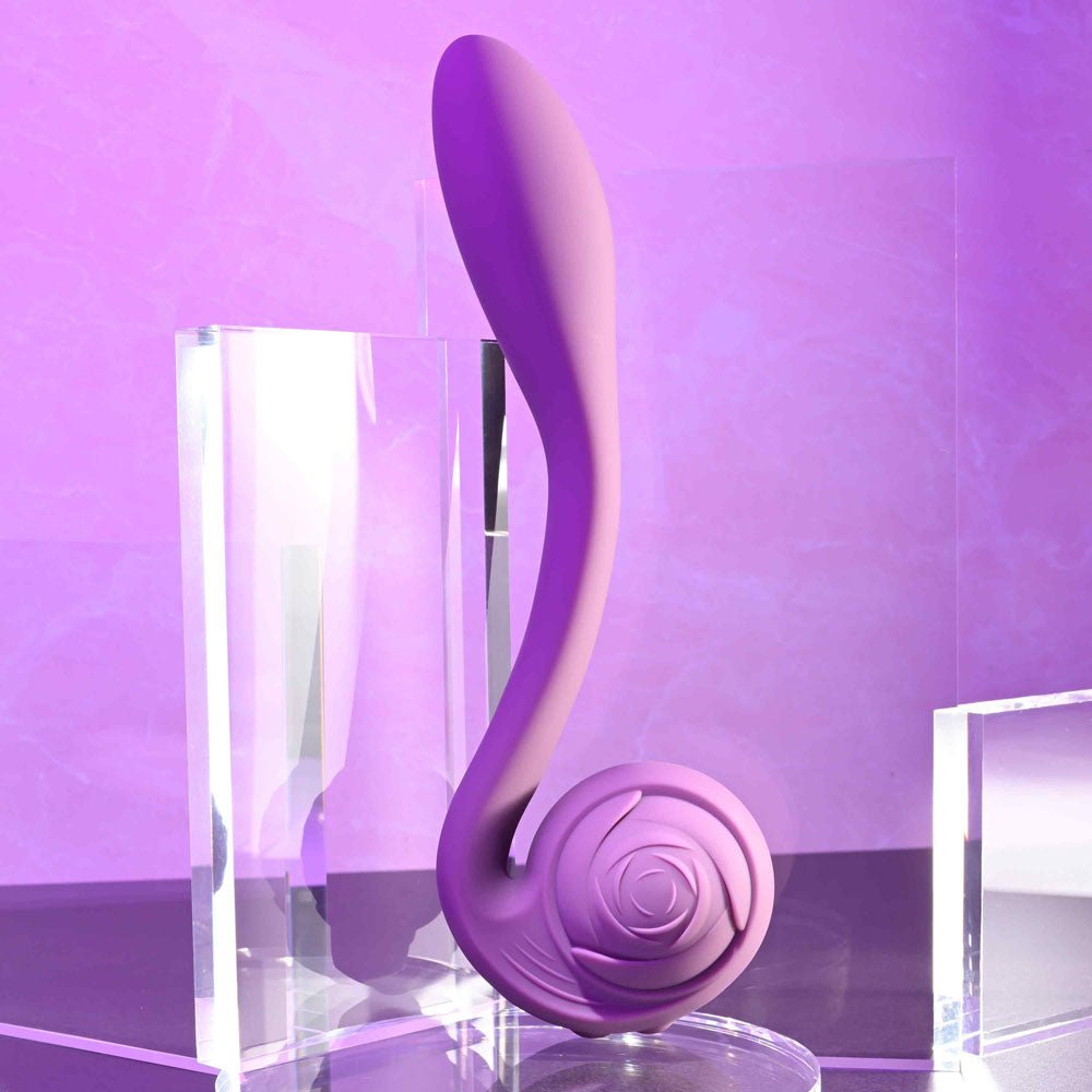 Gender X POSEABLE YOU - Purple USB Rechargeable Poseable Vibrator - Silk and Sin