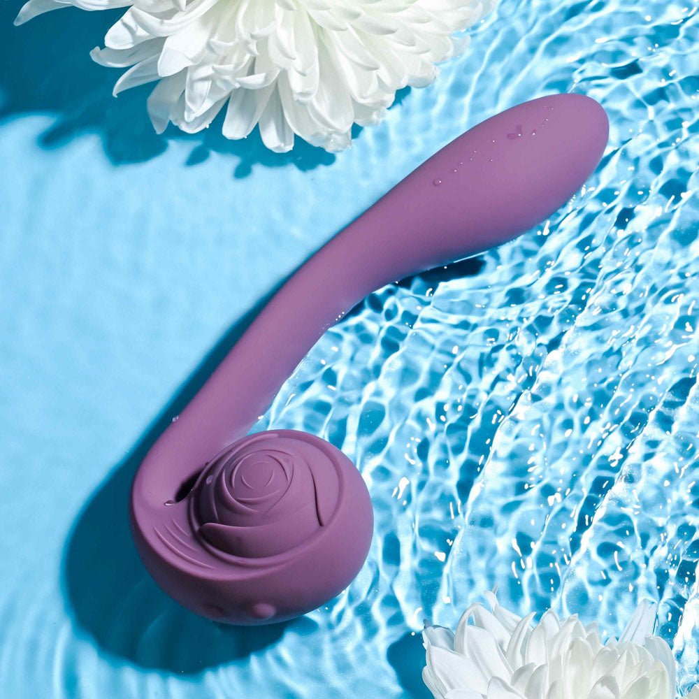 Gender X POSEABLE YOU - Purple USB Rechargeable Poseable Vibrator - Silk and Sin