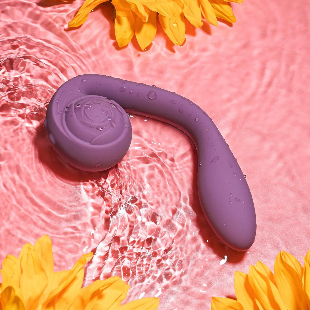 Gender X POSEABLE YOU - Purple USB Rechargeable Poseable Vibrator - Silk and Sin