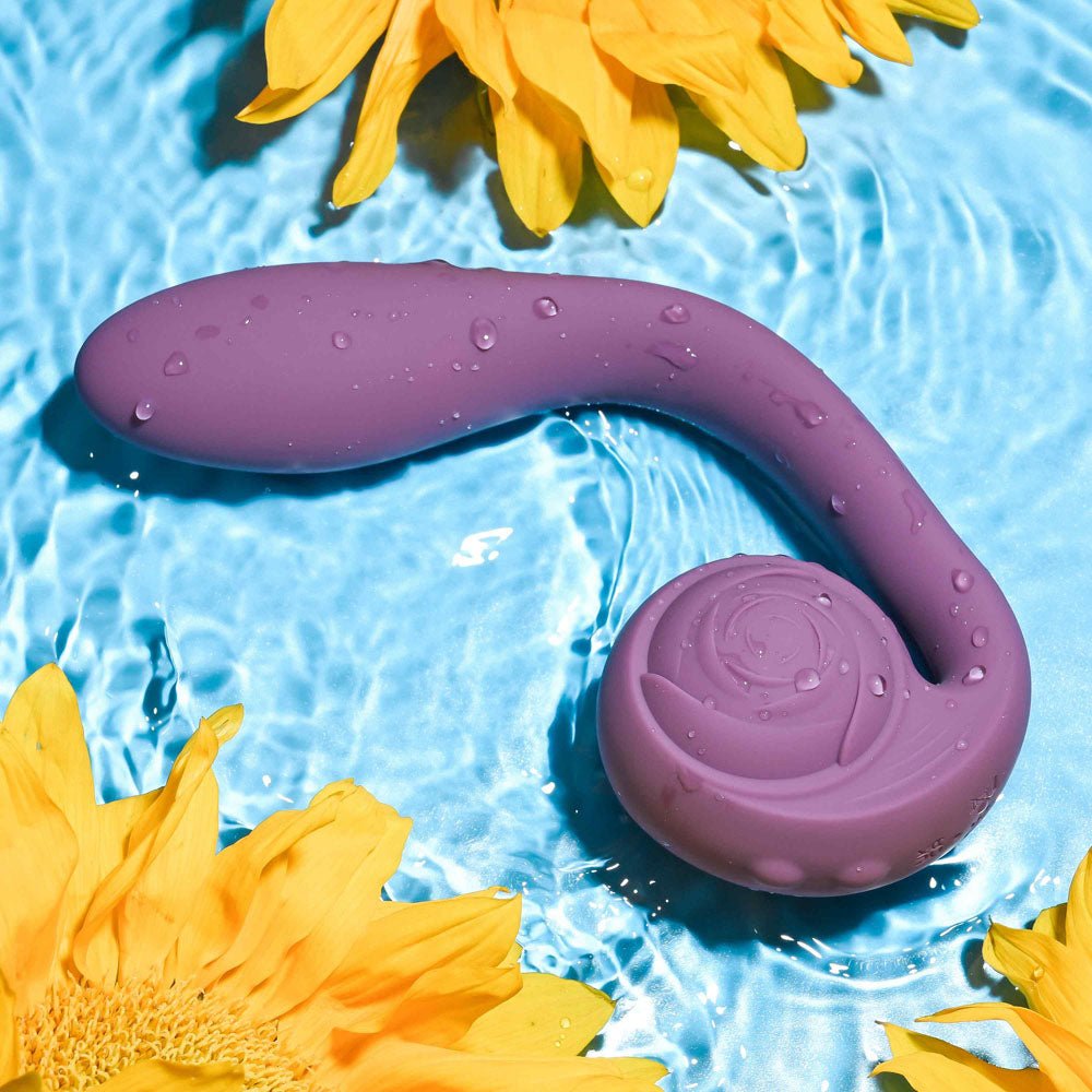 Gender X POSEABLE YOU - Purple USB Rechargeable Poseable Vibrator - Silk and Sin