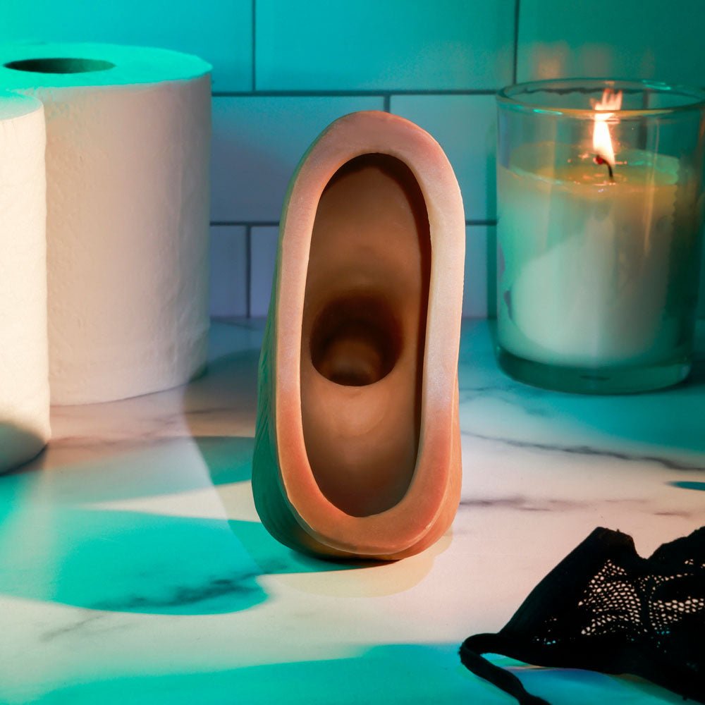 Gender X STAND TO PEE - Dark - Brown Realistic Stand-To-Pee Funnel - Silk and Sin