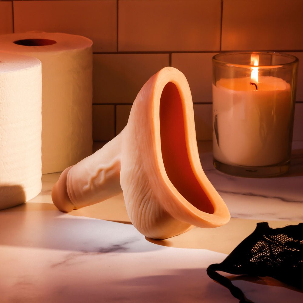 Gender X STAND TO PEE - Light - Flesh Realistic Stand-To-Pee Funnel - Silk and Sin