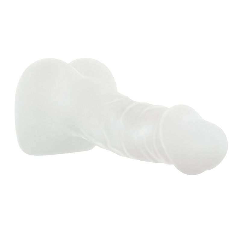 Gender X STROKE & POKE - Clear 20 cm Stroker Dong - Silk and Sin