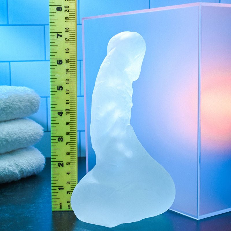 Gender X STROKE & POKE - Clear 20 cm Stroker Dong - Silk and Sin