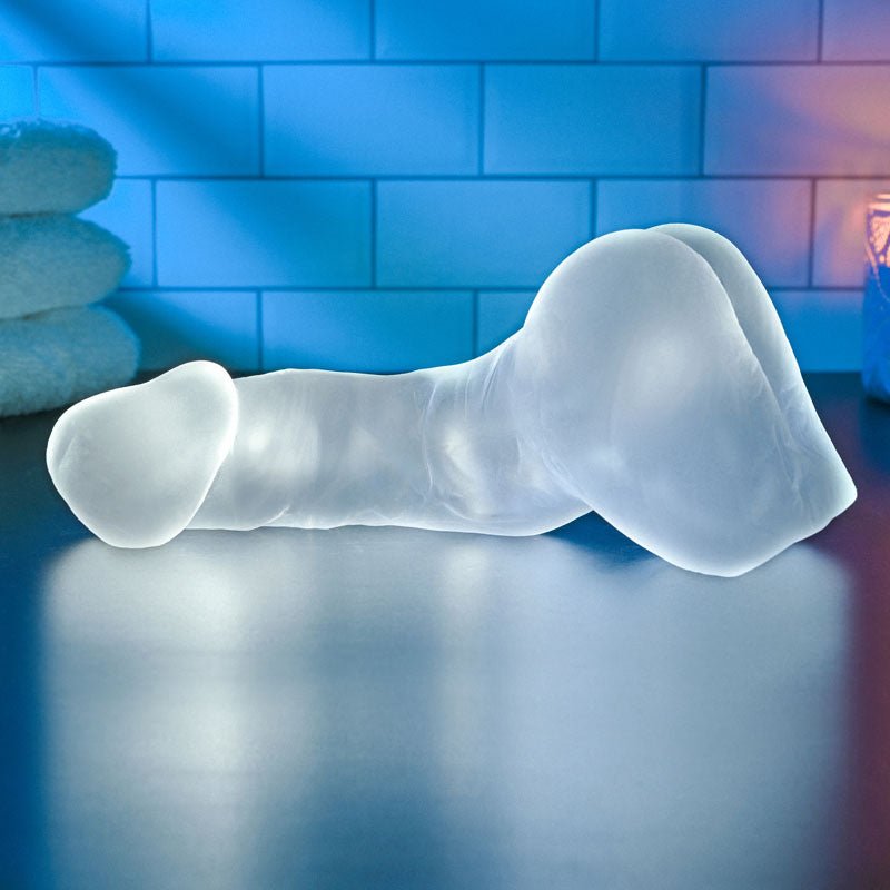 Gender X STROKE & POKE - Clear 20 cm Stroker Dong - Silk and Sin