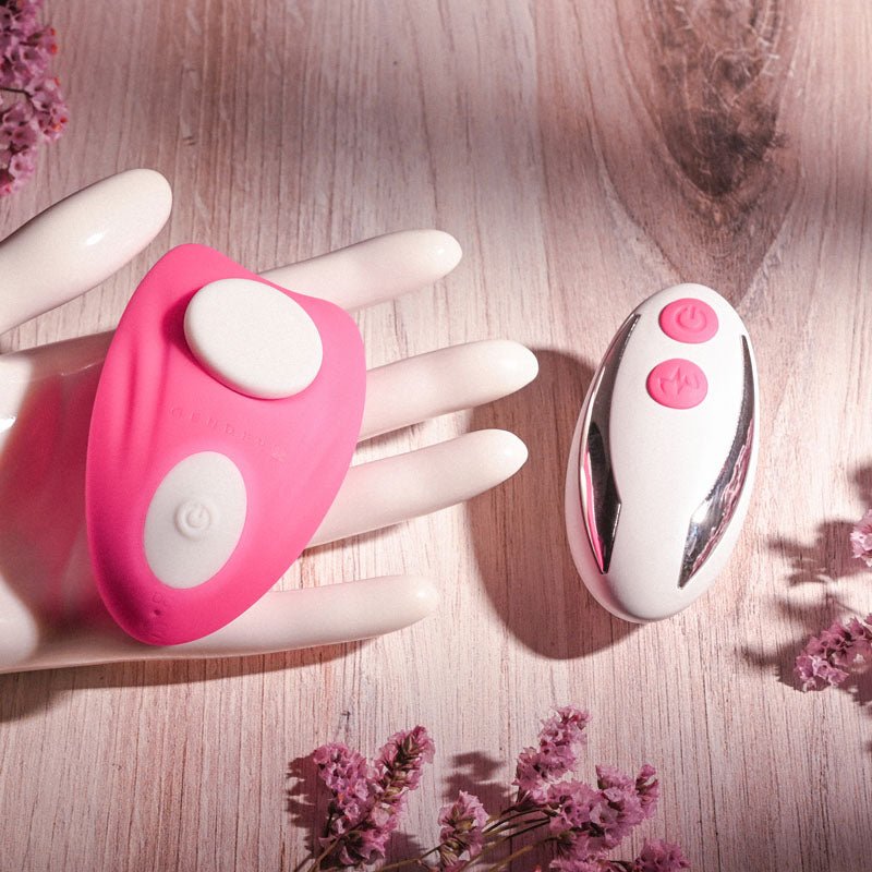 Gender X UNDER THE RADAR - Pink USB Rechargeable Panty Vibe - Silk and Sin