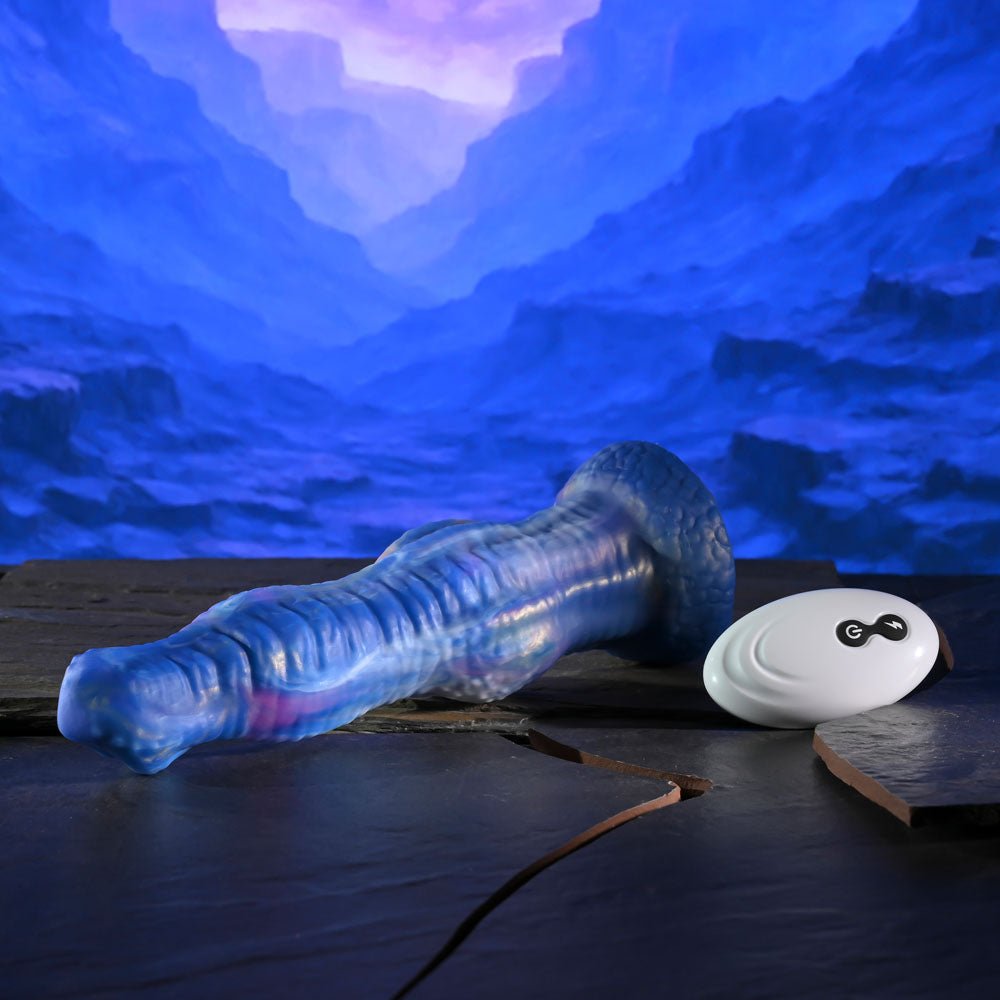 Gender X WILDEST DREAMS - USB Rechargeable Vibrating and Thrusting Fantasy Dildo with Wireless Remote - silkandsin