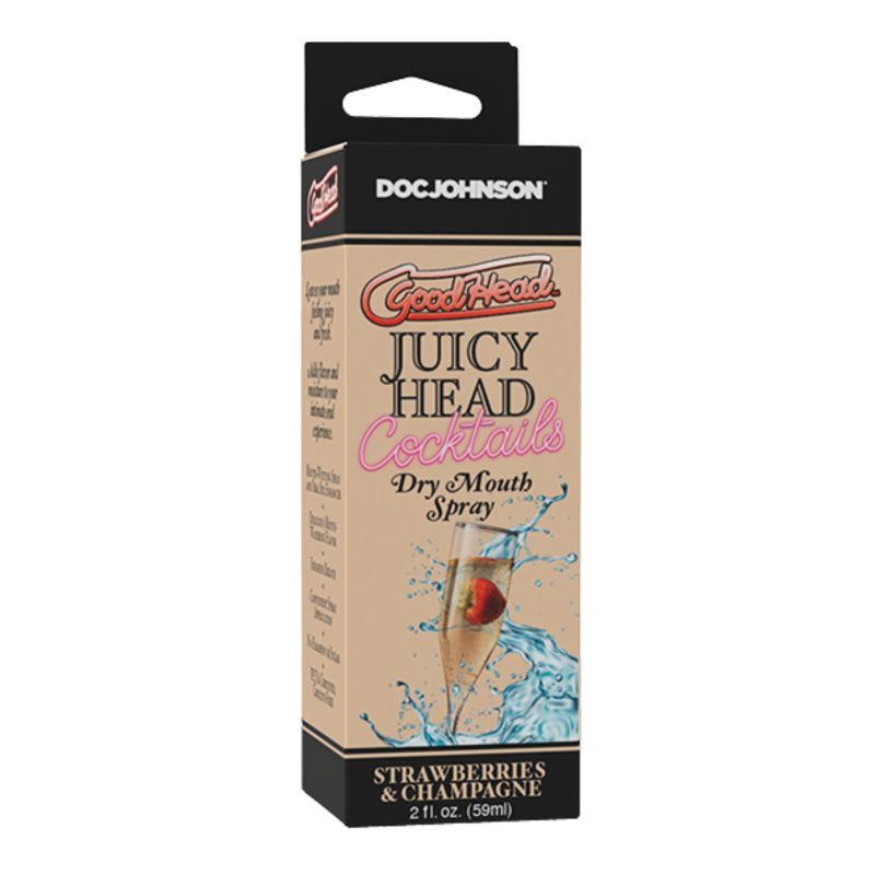 GoodHead Juicy Head Spray Cocktails Strawberries & Champagne 59ml - Silk and Sin