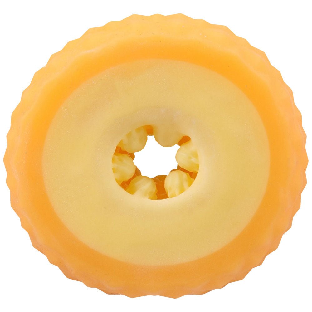 GoodHead Pineapple Blowjob Set - Pineapple Stroker with Pineapple Flavoured Lubricant 30 ml Bottle - Silk and Sin