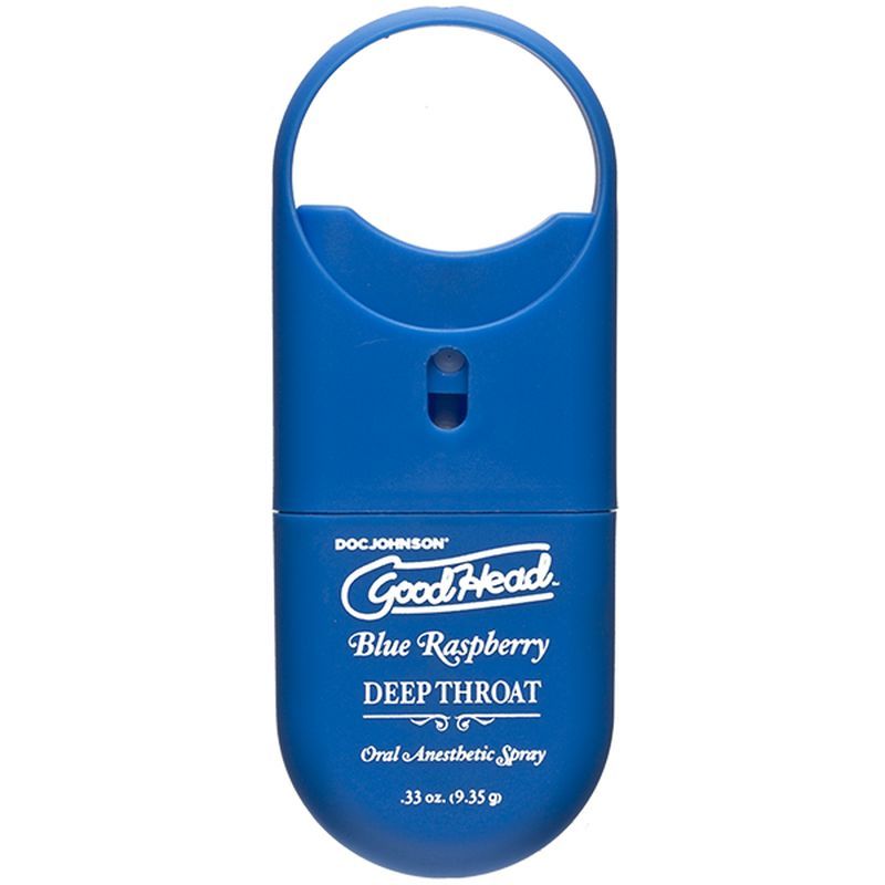 GoodHead To-Go Deep Throat Spray Blue Raspberry 9ml - Silk and Sin