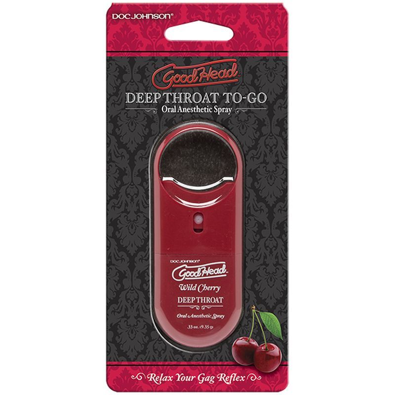 GoodHead To-Go Deep Throat Spray Wild Cherry 9ml - Silk and Sin
