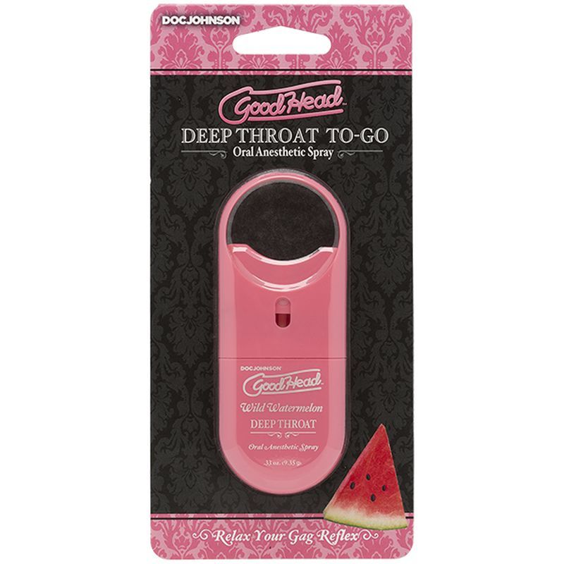 GoodHead To-Go Deep Throat Spray Wild Watermelon 9ml - Silk and Sin
