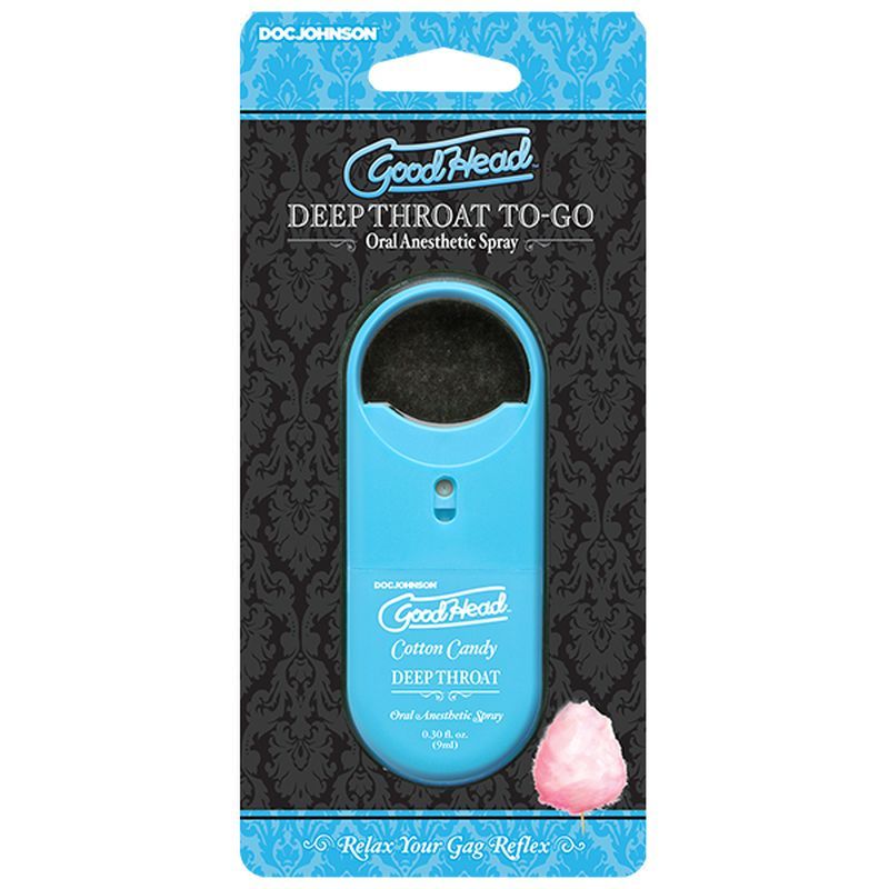 GoodHead ToGo Deep Throat Spray Cotton Candy 9ml - Silk and Sin