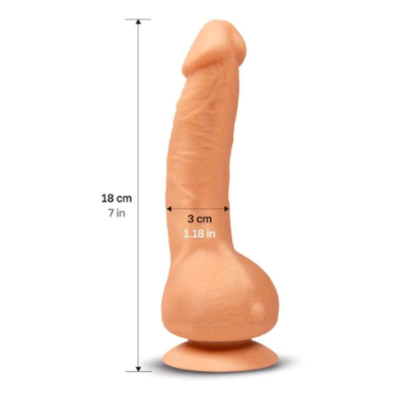 Greal MINI Flesh w Suction Cup - Silk and Sin