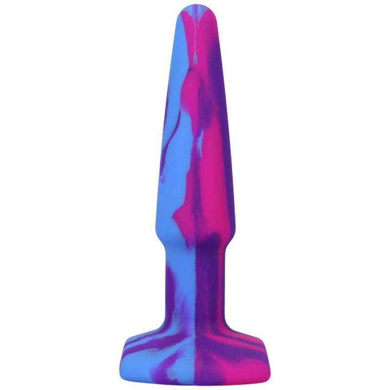Groovy Silicone Anal Plug 4in Berry - Silk and Sin