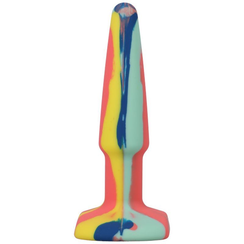 Groovy Silicone Anal Plug 4in Sunrise - Silk and Sin