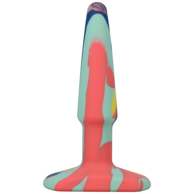 Groovy Silicone Anal Plug 4in Sunrise - Silk and Sin