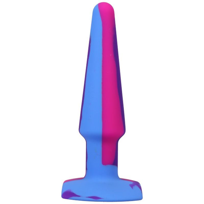Groovy Silicone Anal Plug 5in Berry - Silk and Sin