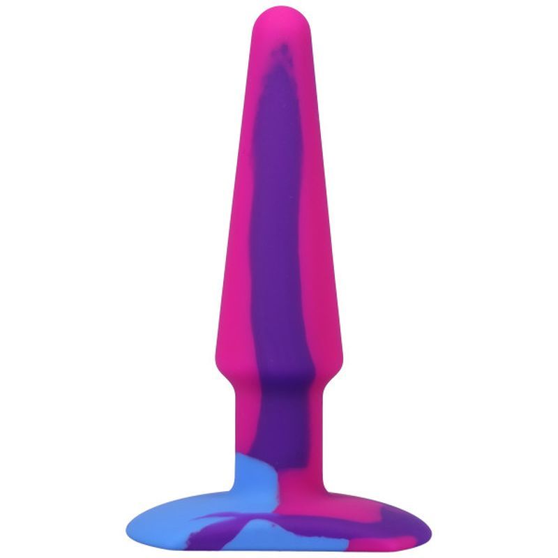 Groovy Silicone Anal Plug 5in Berry - Silk and Sin