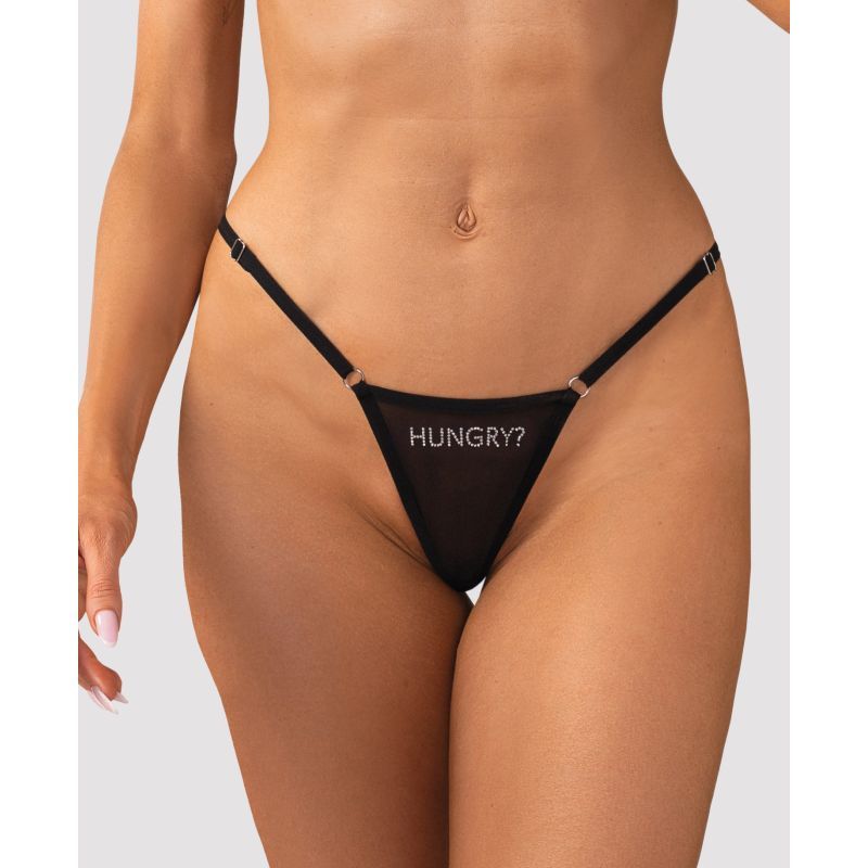 Hungry? Thong - Silk and Sin