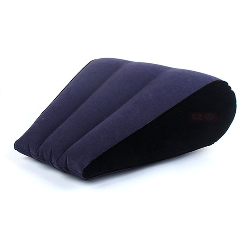 Inflatable Sex Positioning Tapered Wedge Cushion - Silk and Sin